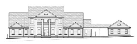 custom FL home front elevation